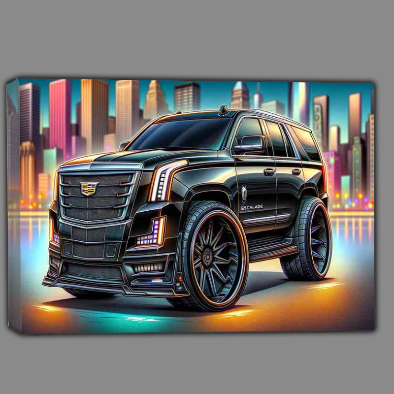 Buy Canvas : (Cadillac Escalade 4x4 style cartoon)