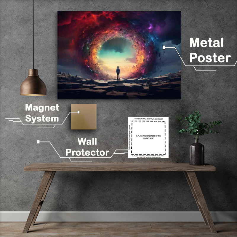 Buy Metal Poster : (Rainbow Ranges)