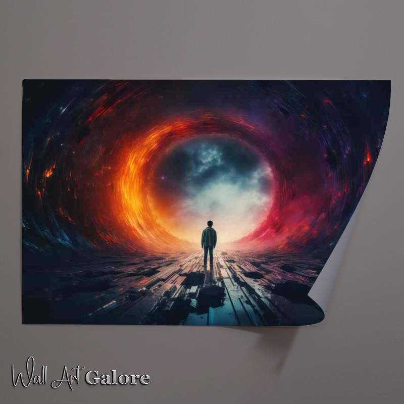 Buy Unframed Poster : (Rainbow Roads Paths of the Prismatic Pilgrim)