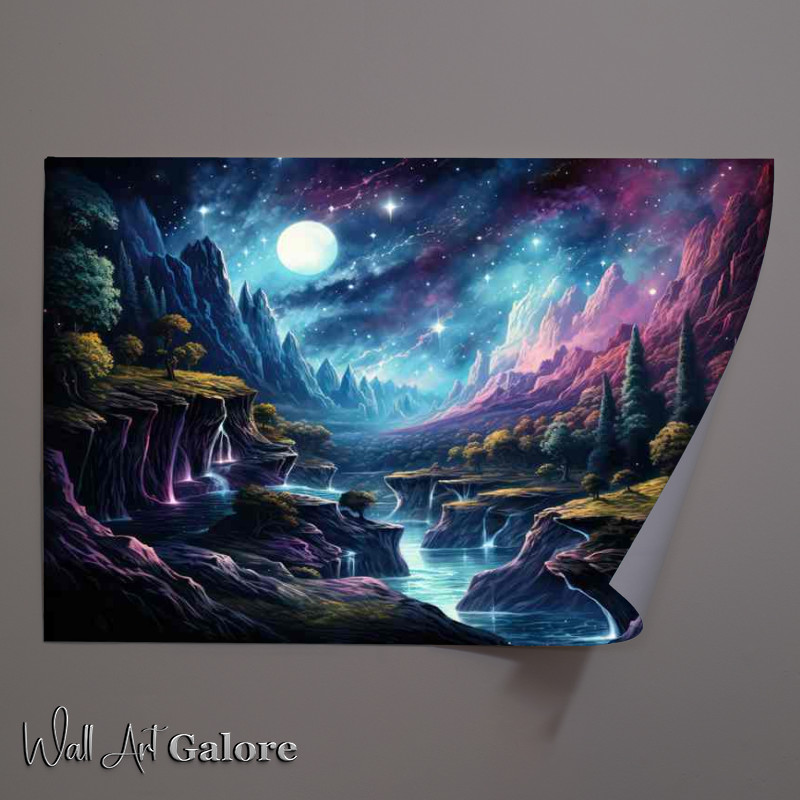 Buy Unframed Poster : (Spectrum Kingdoms Where Every Hue Holds Magic)