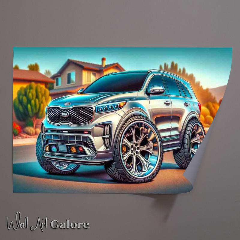 Buy Unframed Poster : (Kia Sorento 4x4 style in bronze)