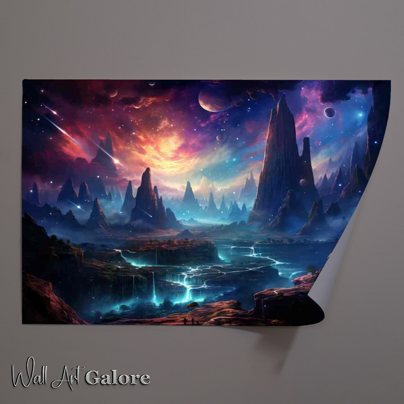 Buy Unframed Poster : (Vivid Vales Enchantments of the Lustrous Land)