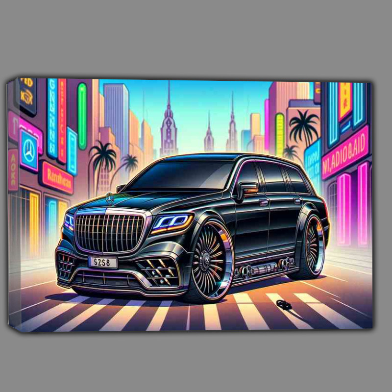Buy Canvas : (Mercedes Benz 600 Pullman style in black)