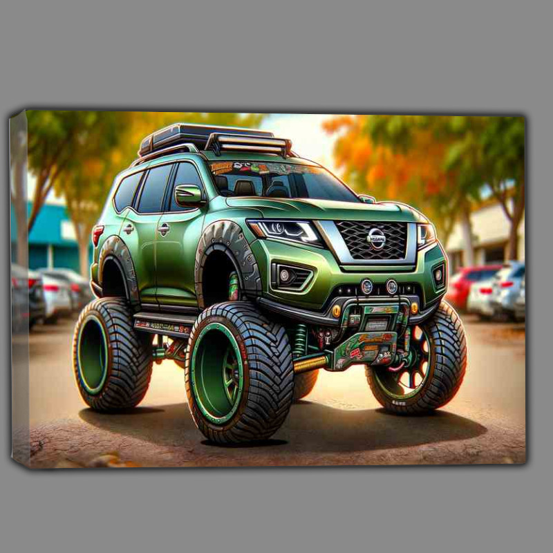 Buy Canvas : (Nissan Pathfinder 4x4 style in green)