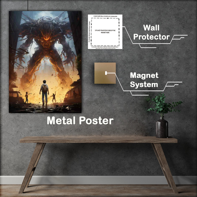 Buy Metal Poster : (Beasts Creatures of the Color Kingdom)