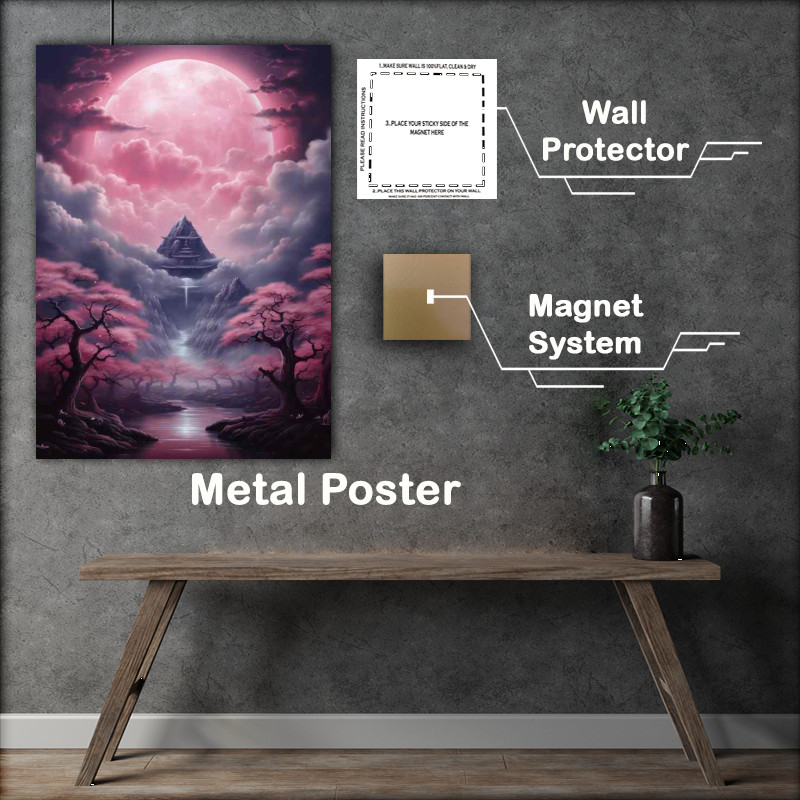Buy Metal Poster : (Bright Bays Beaches in the Brilliant Beyond)