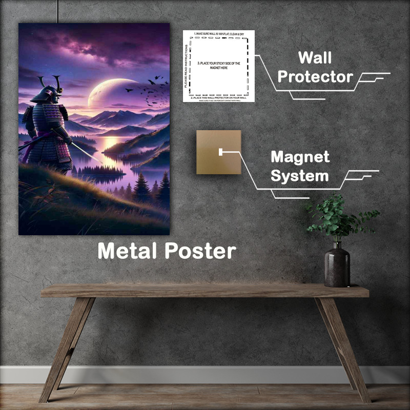 Buy Metal Poster : (Twilight Samurai Mystical Landscape mountains and mist)