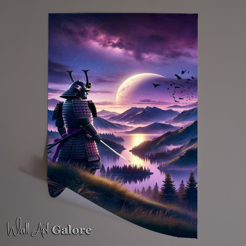 Buy Unframed Poster : (Twilight Samurai Mystical Landscape mountains and mist)