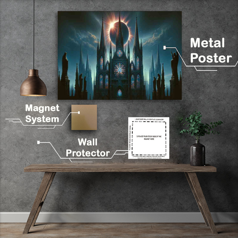 Buy : (Eclipse Cathedral Spire Metal Poster)
