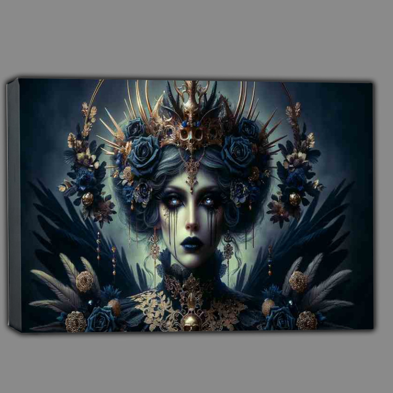 Buy Canvas : (Gothic Fantasy Queen with Dark Crown)