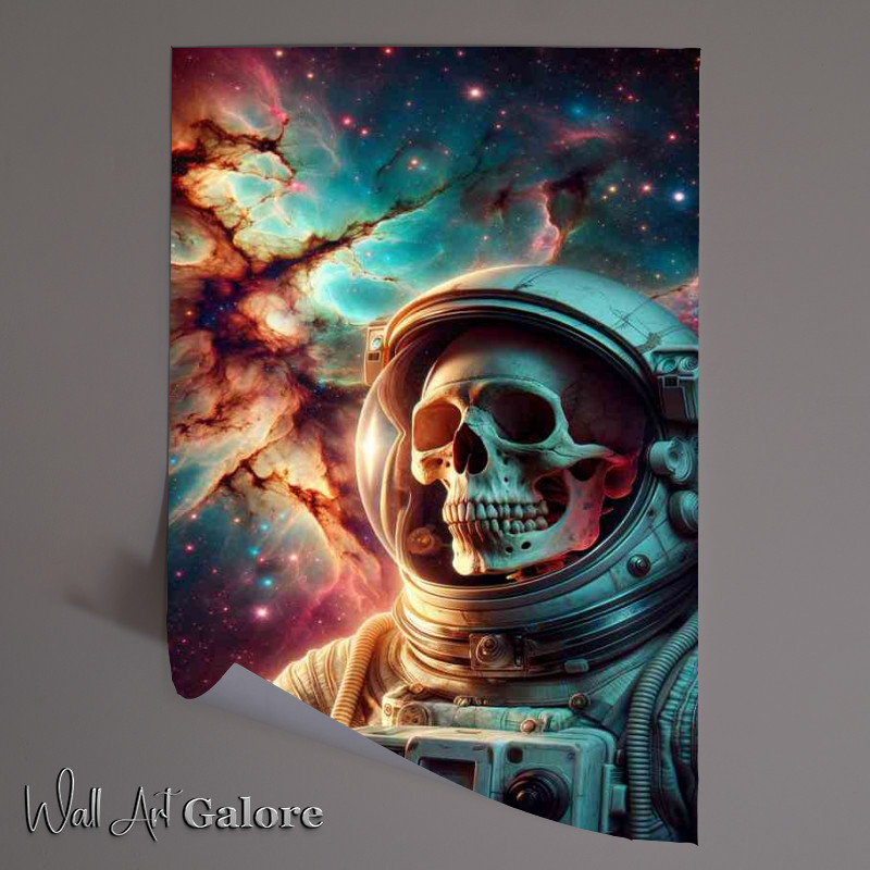 Buy Unframed Poster : (Astronaut Skeleton Space Odyssey)