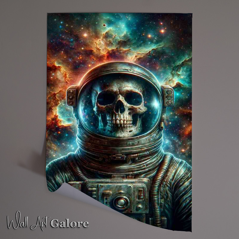 Buy Unframed Poster : (Stellar Skull Astronaut)