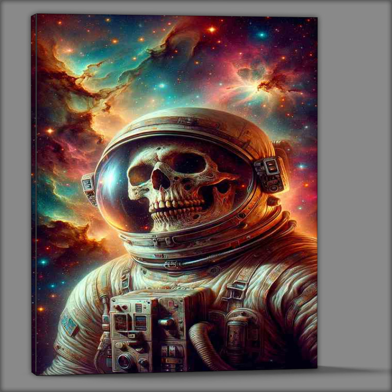 Buy Canvas : (Stellar Skull Astronaut Interstellar Journey Art)