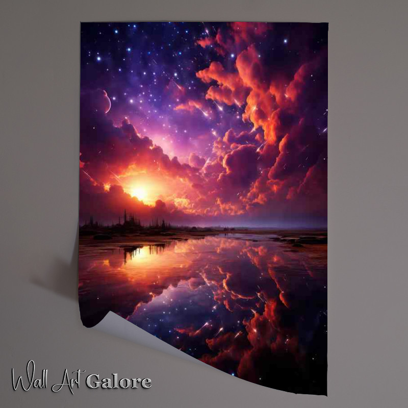Buy Unframed Poster : (Dreams in Dayglow Navigating Neon Narratives)