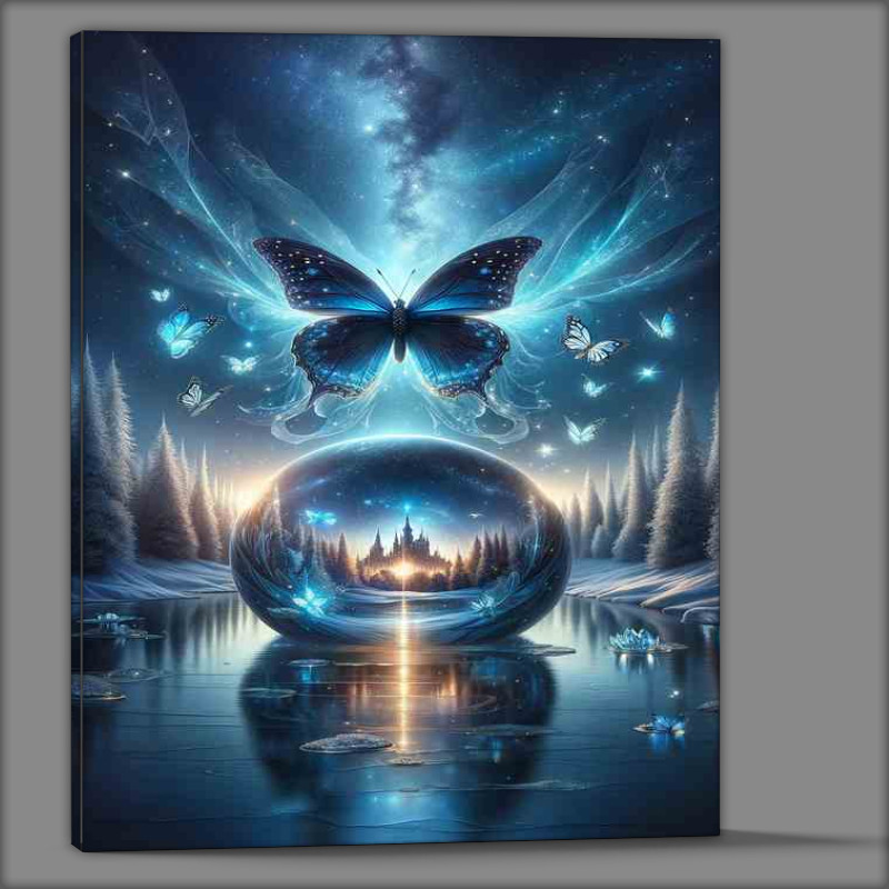 Buy Canvas : (Celestial Butterfly Oasis Vision)