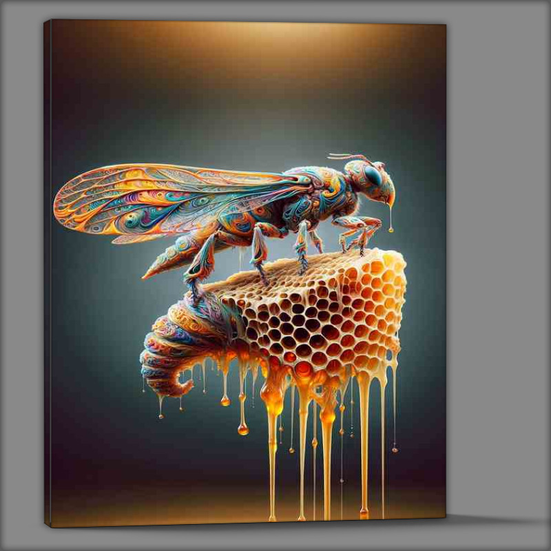 Buy Canvas : (Insect Honeycomb Fantasy Creature)