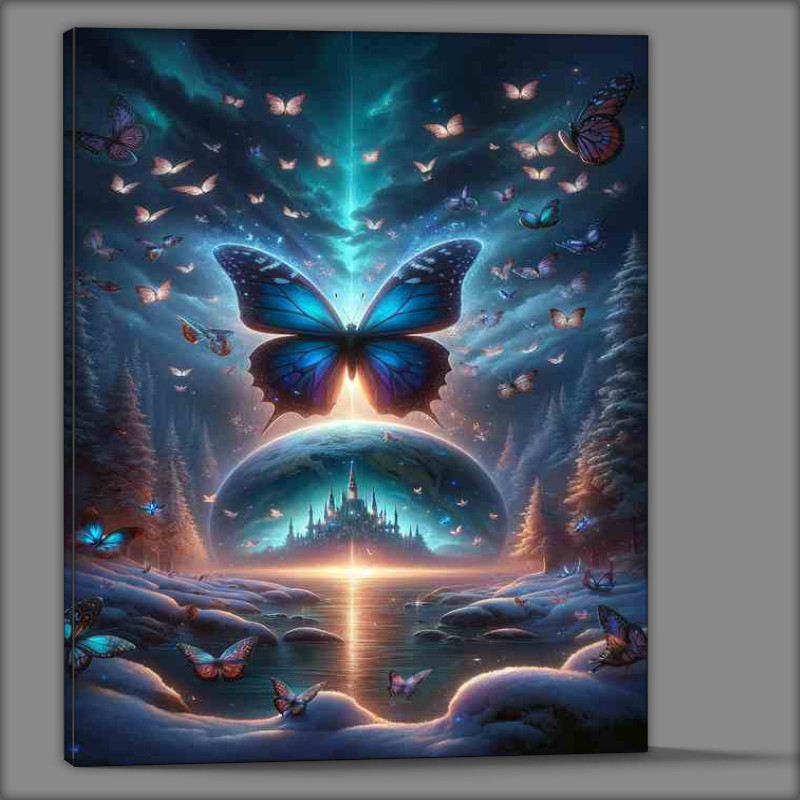 Buy Canvas : (Twilight Butterfly Dreamscape Canvas s an exquisite butterfly)