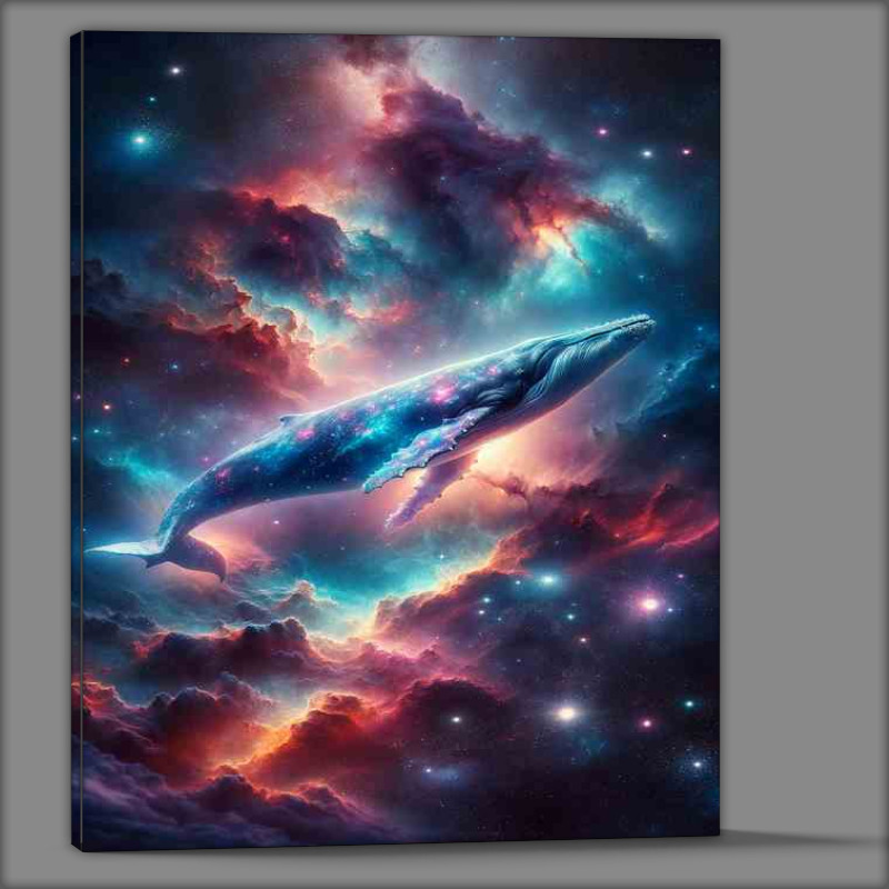 Buy Canvas : (Serenity Nebula Whale in Space)