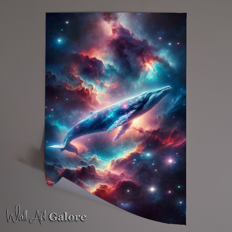 Buy Unframed Poster : (Serenity Nebula Whale in Space)