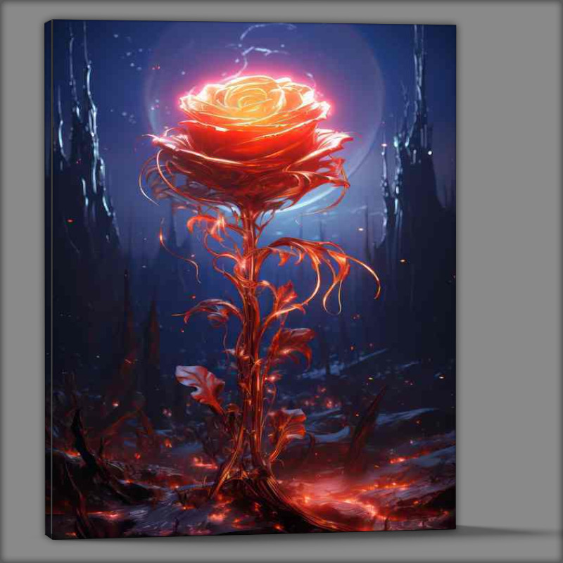 Buy Canvas : (Glowing Gardens Flora of the Fantasy Fields)