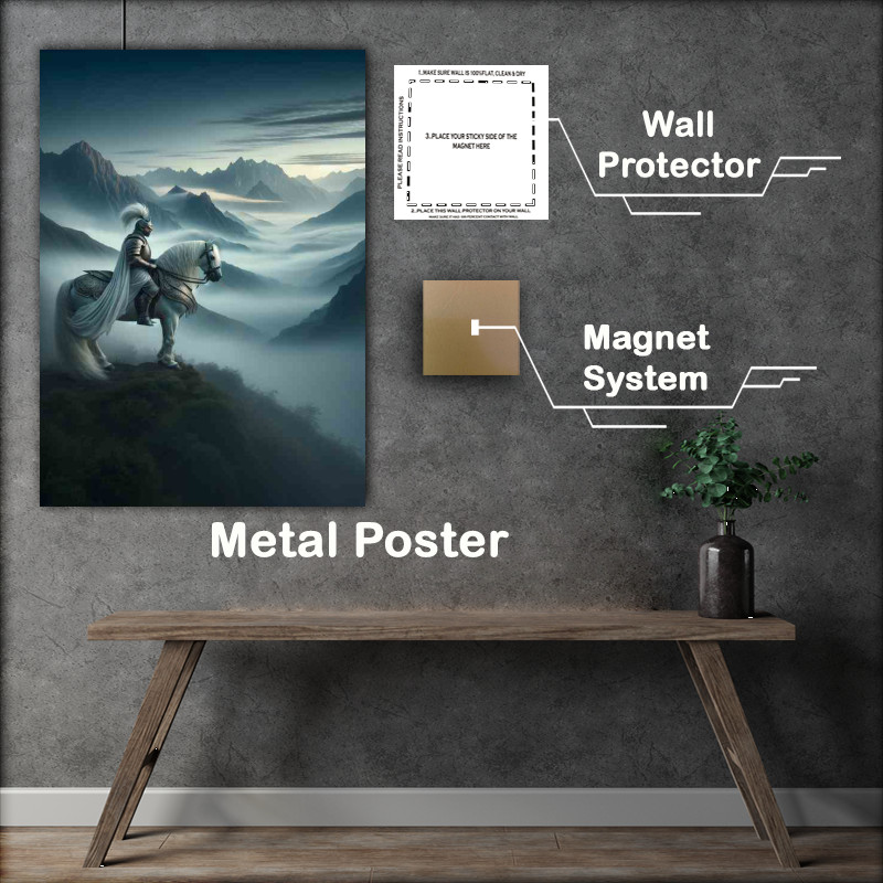 Buy Metal Poster : (Mystic Knights Quest through Misty Mountains)