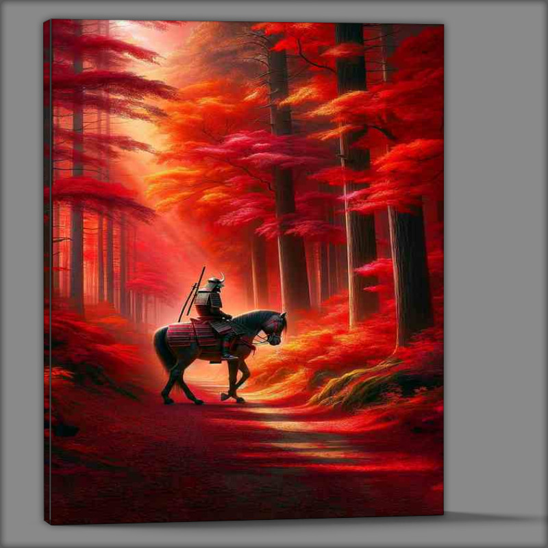 Buy Canvas : (Samurai Journey through Crimson)