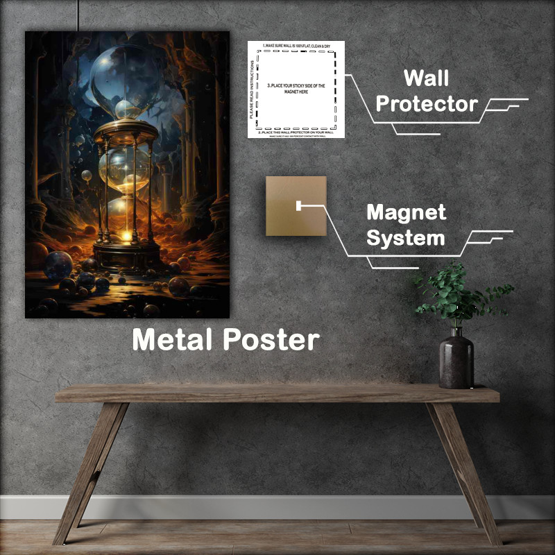 Buy Metal Poster : (Neon Nests Habitats of the Hued Highlands)