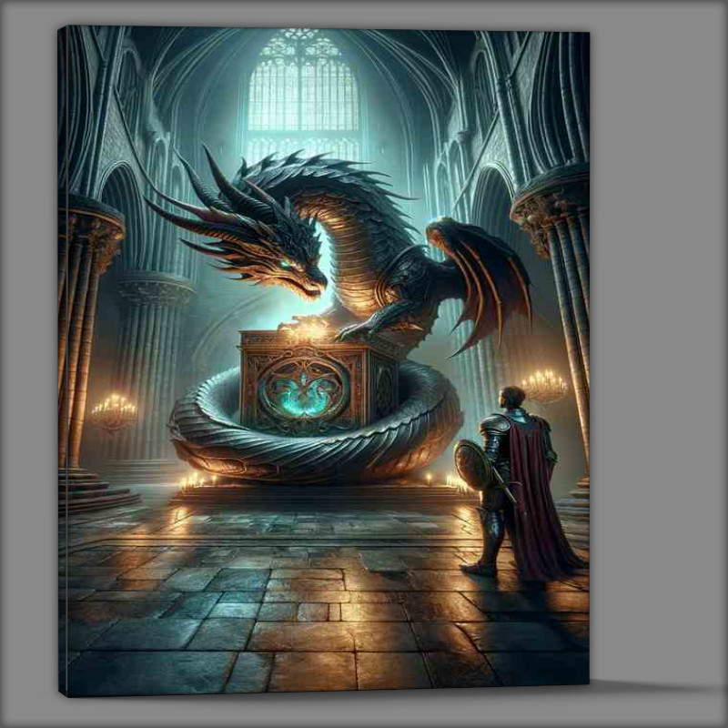 Buy Canvas : (Gothic Drake, Enchanted Relic Defender)