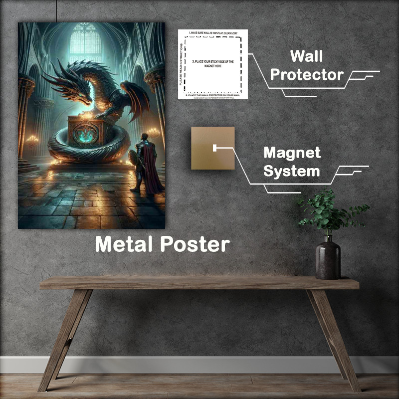 Buy Metal Poster : (Gothic Drake, Enchanted Relic Defender)