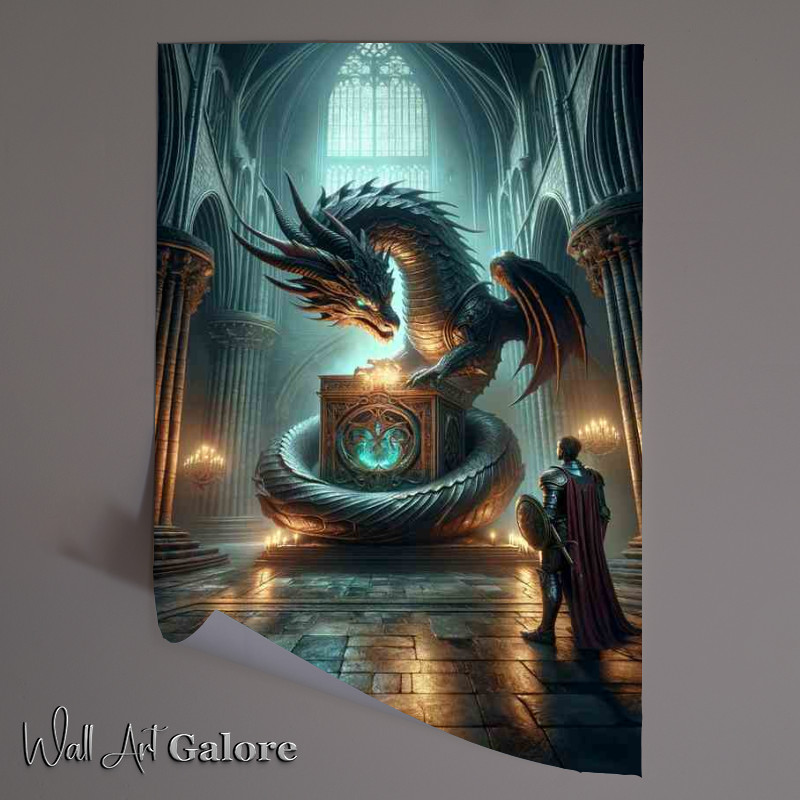 Buy Unframed Poster : (Gothic Drake, Enchanted Relic Defender)