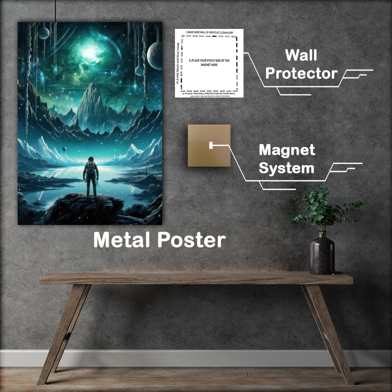 Buy Metal Poster : (Prism Paradises Bright Beaches and Bays)
