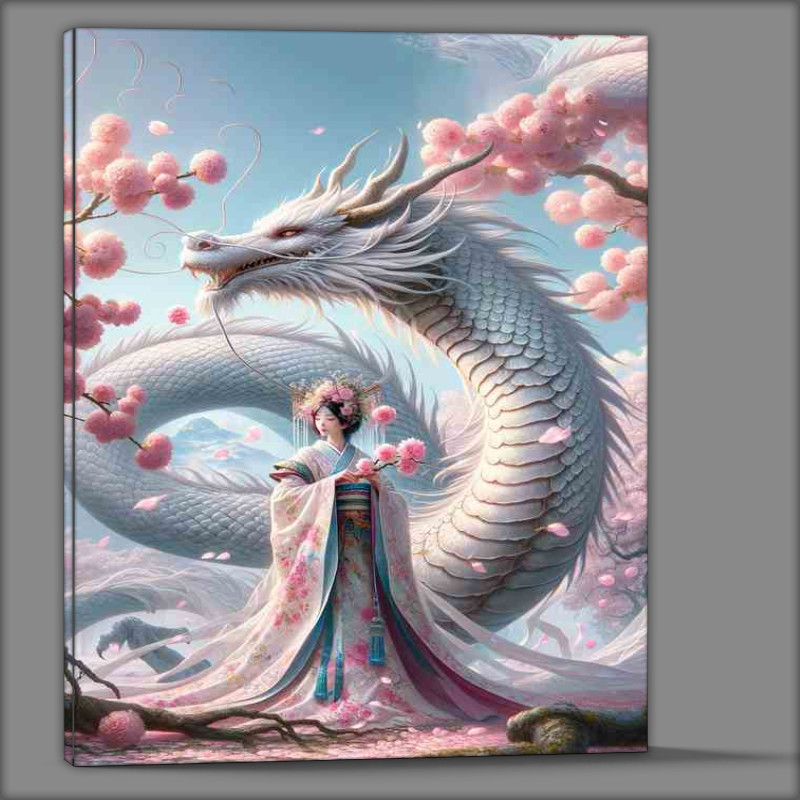 Buy Canvas : (Serenade of Sakura Dragon 2 and Maiden)