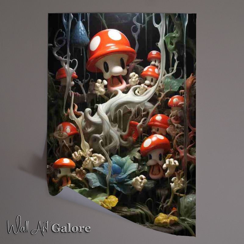 Buy Unframed Poster : (Super mario art from beyond)