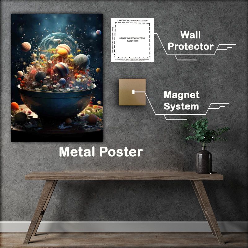 Buy Metal Poster : (Spectacular Spectrum Chronicles of a Colorful Realm)