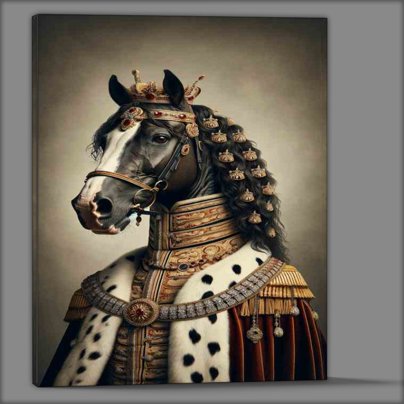 Buy Canvas : (Royal Horse in Kings Garments)