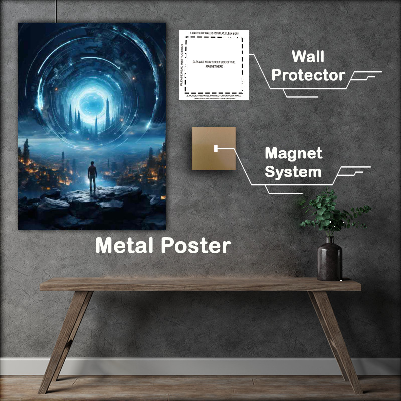 Buy Metal Poster : (Spectrum Springs Waters in the Shimmering South)