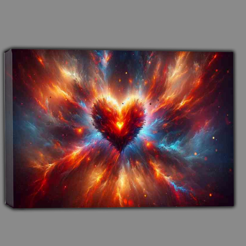 Buy Canvas : (Emotion Abstract Artistic Fiery Display)