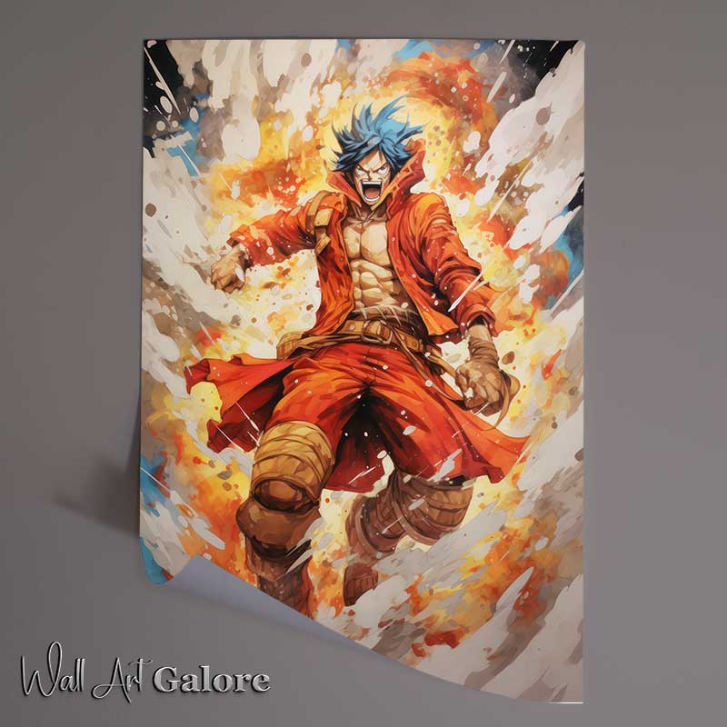 Buy Unframed Poster : (One piece on the attack)