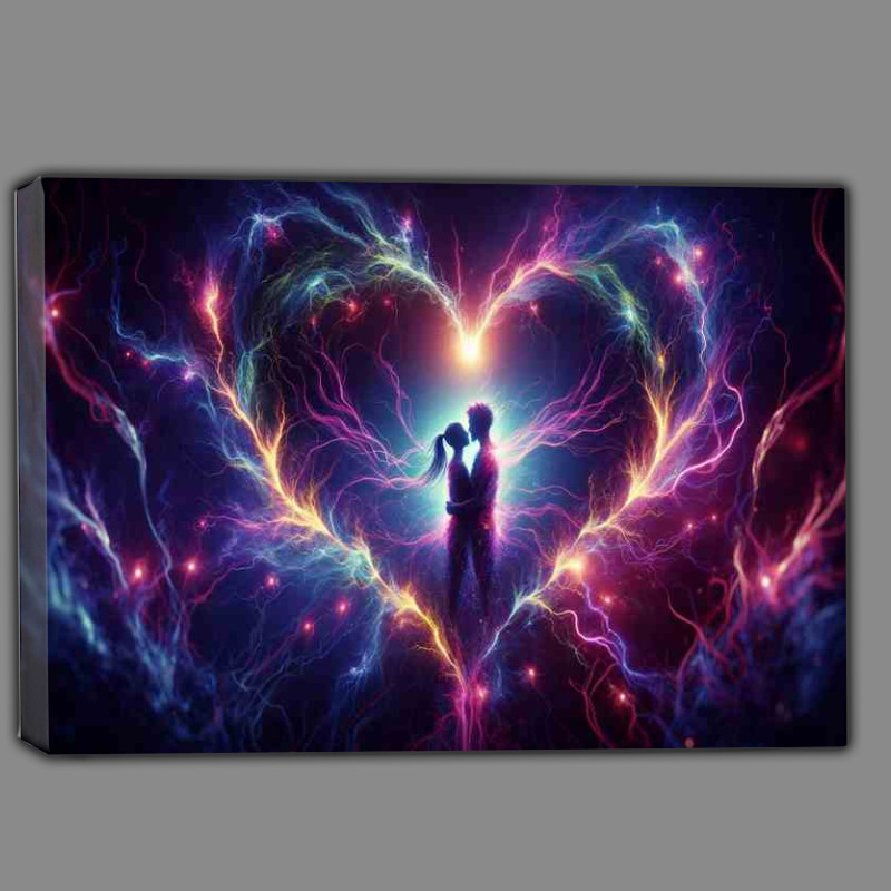 Buy Canvas : (Love Embrace Energy Passion heart filled with love)
