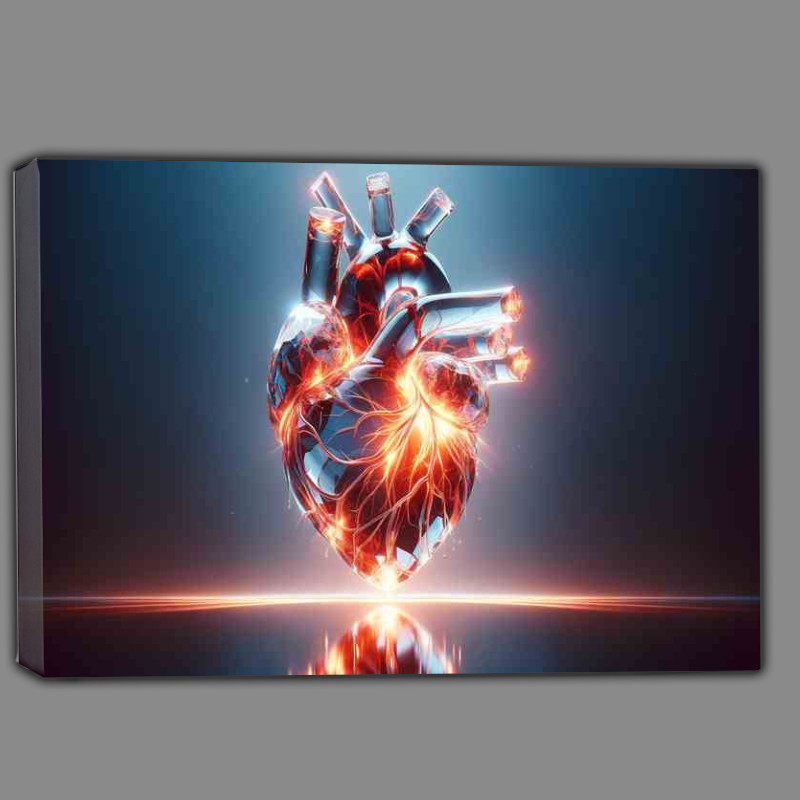 Buy Canvas : (Passionate Crystal Heart Dynamic Light Contrast)