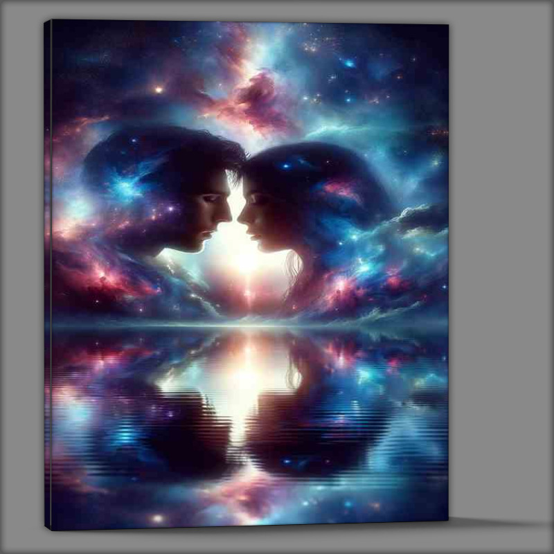 Buy Canvas : (Couple Intimate Cosmic )