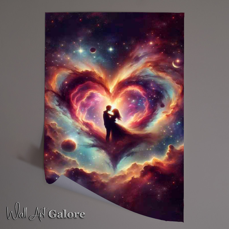 Buy Unframed Poster : (Romance Heart Nebula Close Up)