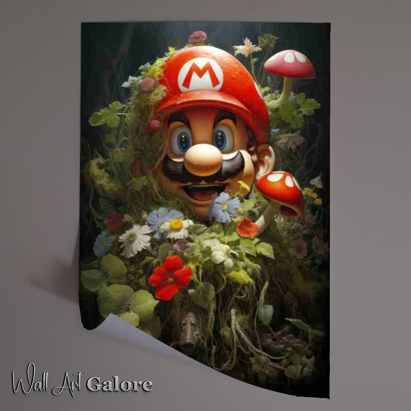 Buy Unframed Poster : (Super mario style art from beyond)