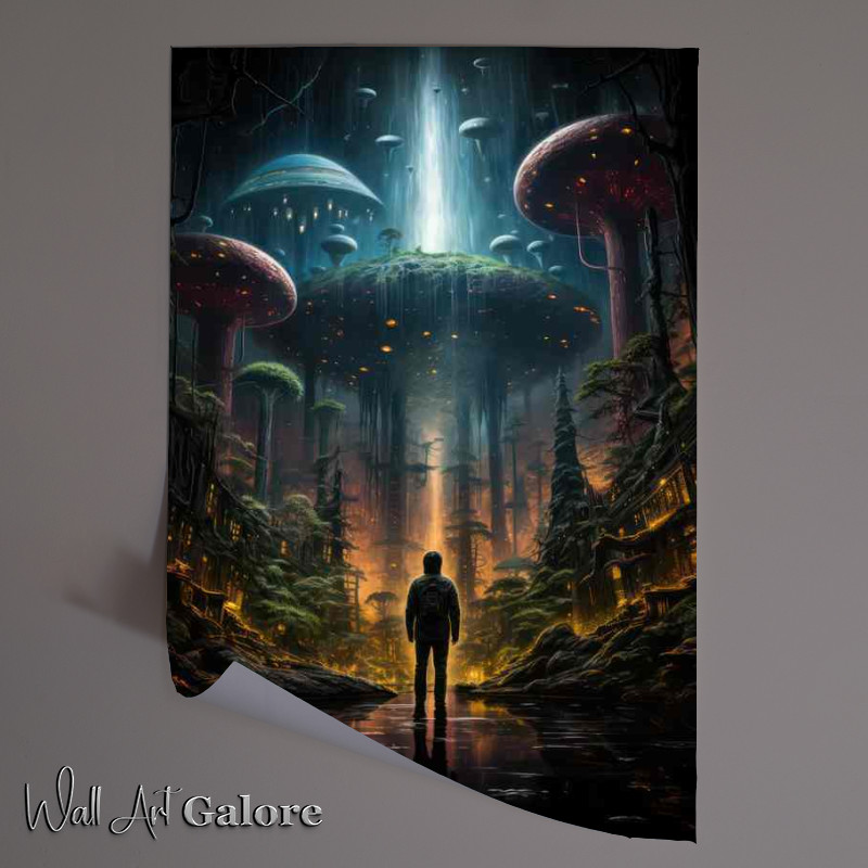 Buy Unframed Poster : (Technicolor Tundras Fields in the Far Fantasy Frontier)