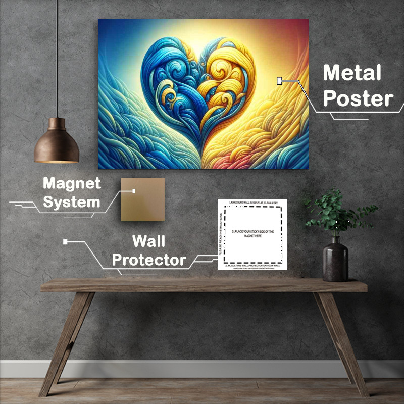 Buy Metal Poster : (Affection Dual Heart Symphony)