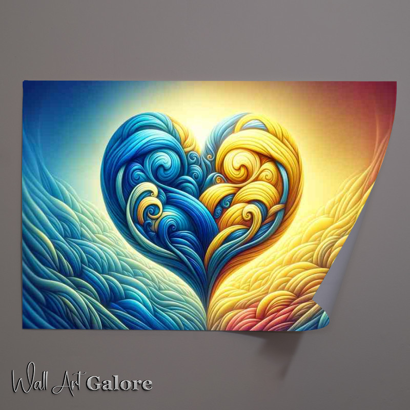 Buy Unframed Poster : (Affection Dual Heart Symphony)