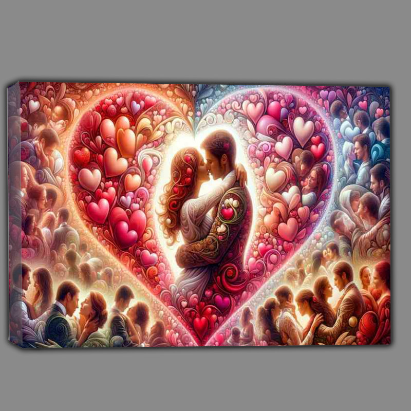 Buy Canvas : (Cherished Moments Loves Beautiful Embrace)