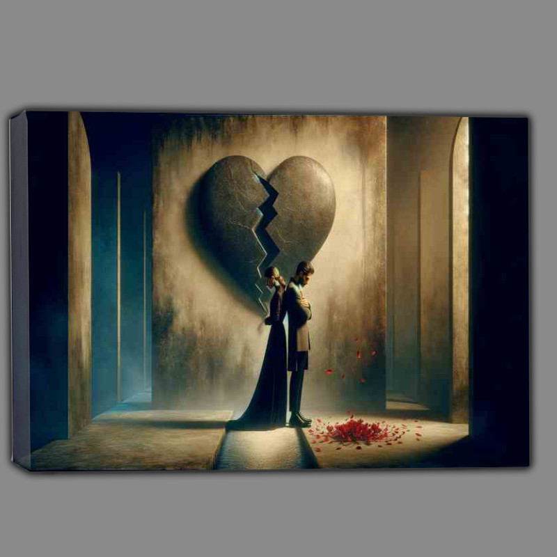 Buy Canvas : (Eternal Love Heartbreak Conceptual Artwork)