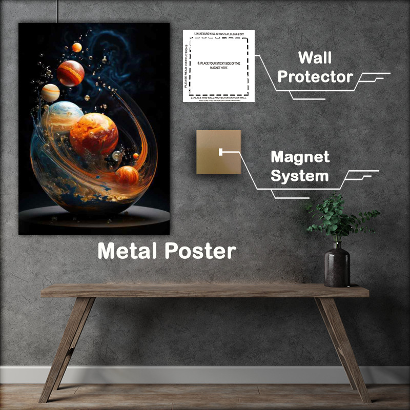 Buy Metal Poster : (Vibrant Voyages Traveling the Technicolor Trail)
