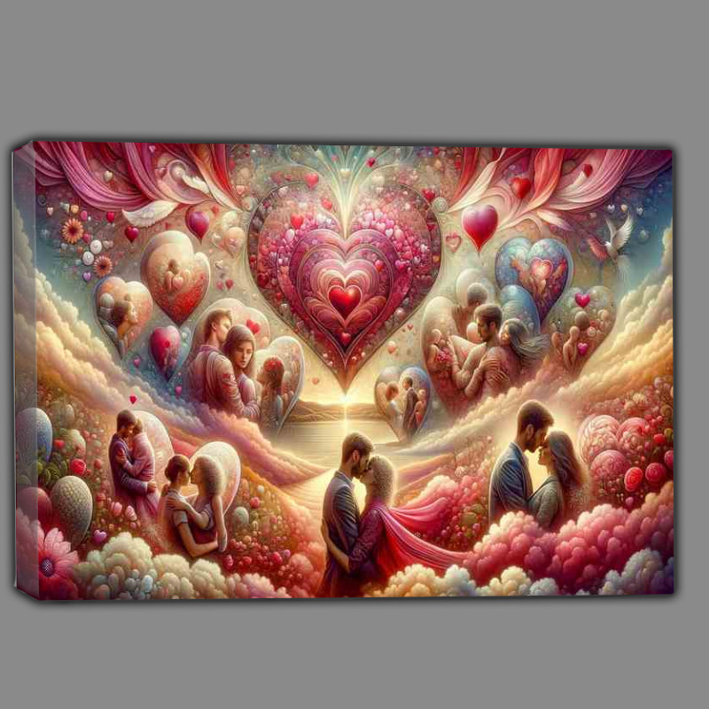 Buy Canvas : (Loves Beautiful Embrace theme of love)